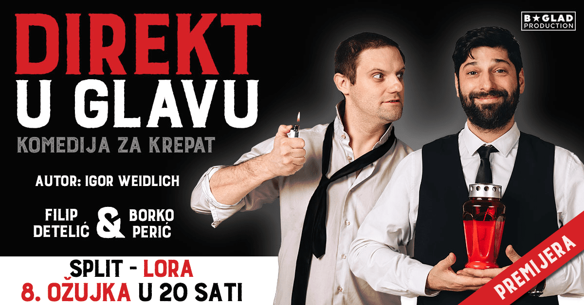 Direkt u glavu event Split