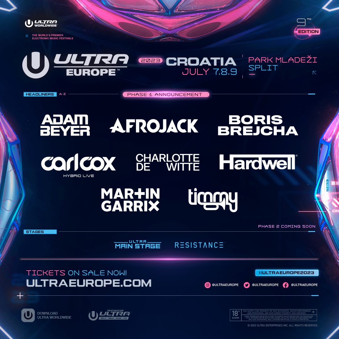 ULTRA EUROPE 2023 Phase1 FB POST