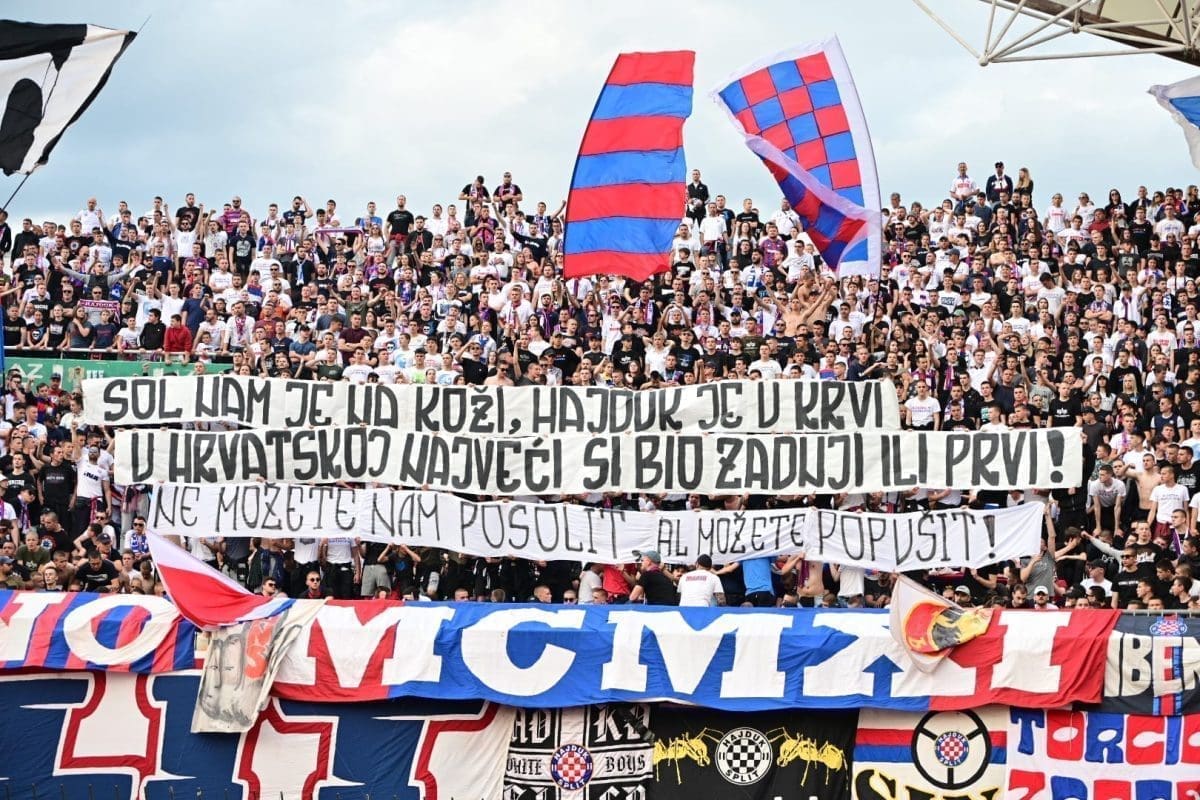 torcida poruka sjever poljud navijaci hajduk dinamo 6 