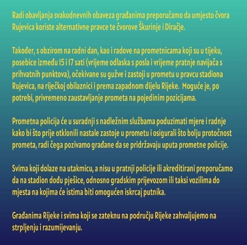 policija regulacija kup rijeka