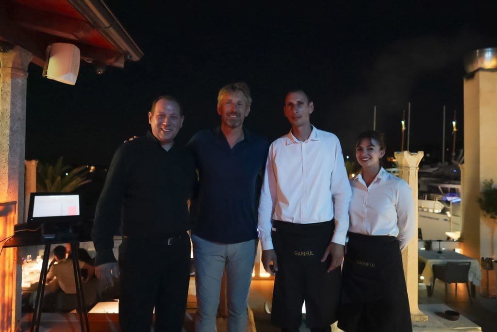 Van der Sar visited Restaurant Gariful 1024x684