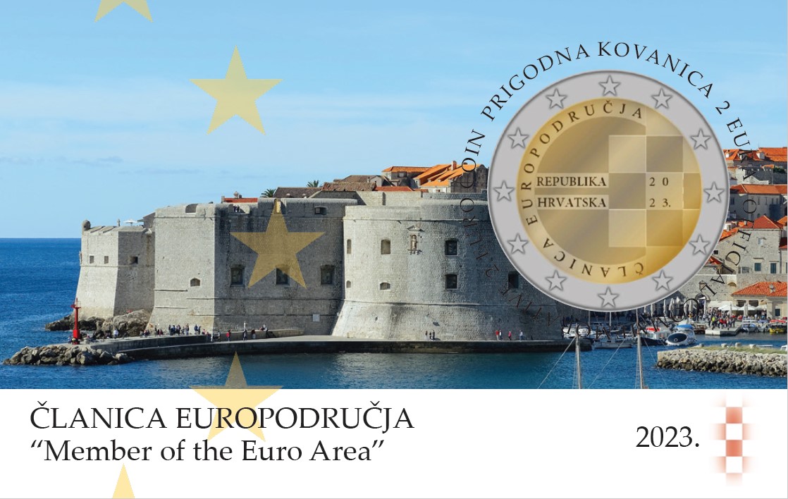 Prva hrvatska prigodna kovanica od 2 eura blister