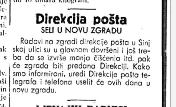 posta zgrada 1938