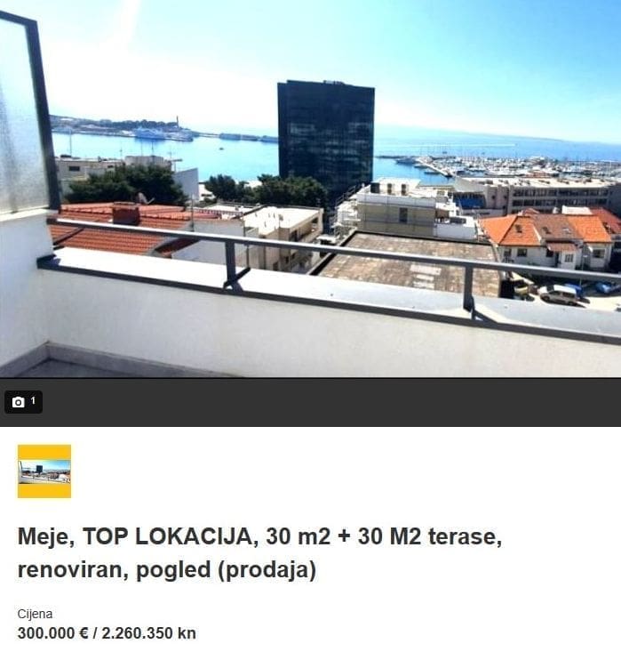 meje stan cijena