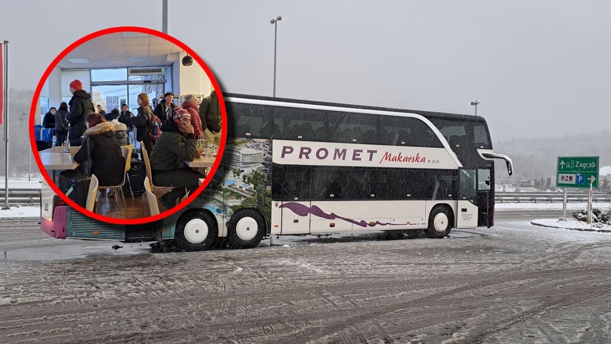 Autobus Split - Zagreb se pokvario i zapeo na odmorištu. Putnik: "Nisu poslali zamjenski bus, rekli su nam da se sami snađemo"