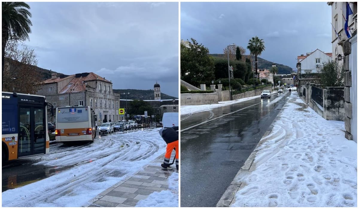 Ovo su današnji prizori iz Dubrovnika, na terenu je i ralica