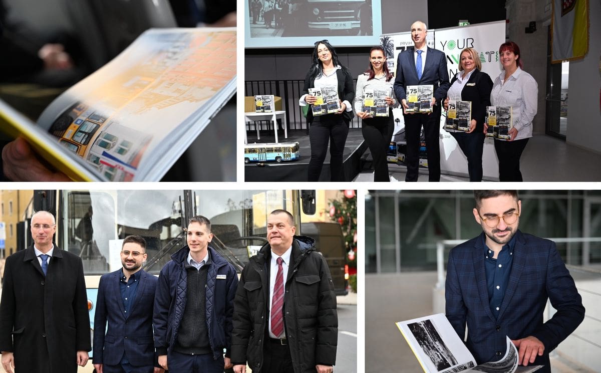 Promet proslavio veliku godišnjicu, objavljena i monografija. U njoj se može vidjeti kako su izgledali autobusi ove gradske tvrtke kroz povijest