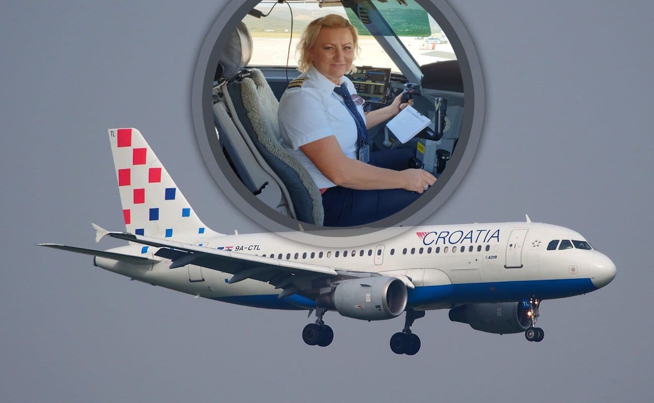 Kristina je supruga, majka i pilotkinja, upravlja Airbusom: "Nismo imala neugodnu situaciju na letovima osim bure u Dubrovniku i južine u Sarajevu"