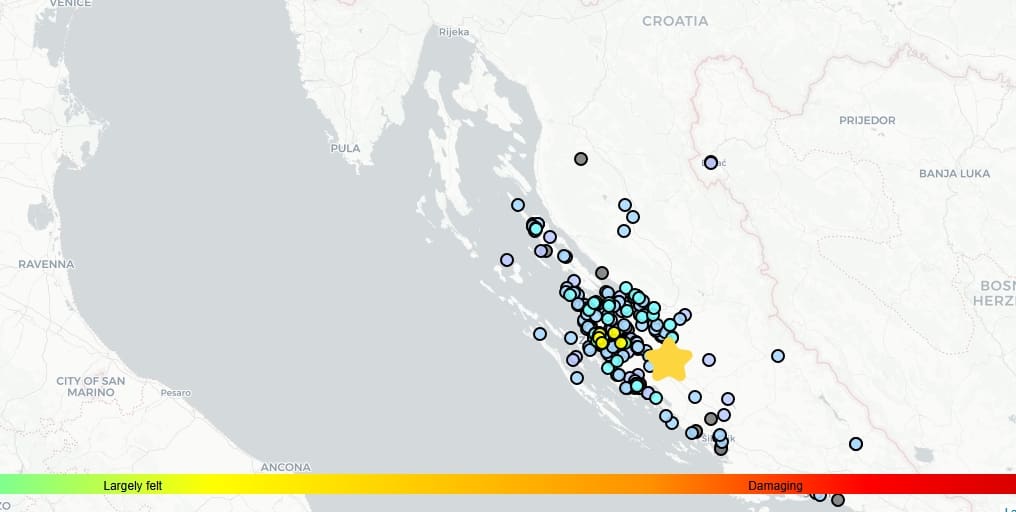 Potres u Dalmaciji jači nego su davali preliminarni podaci: "Probudilo je sve ukućane"