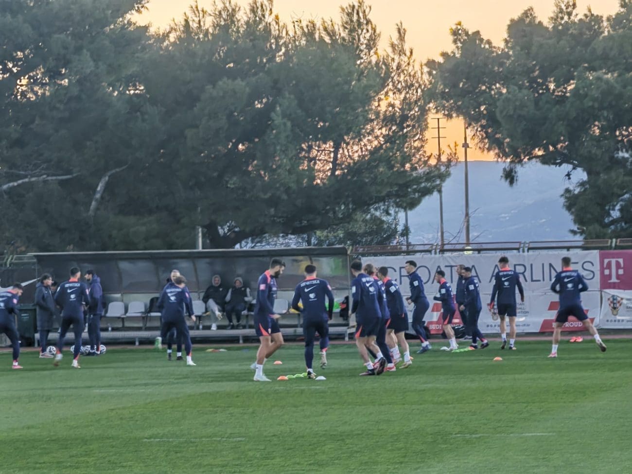 FOTO I VIDEO Vatreni treniraju na pomoćnom terenu Poljuda